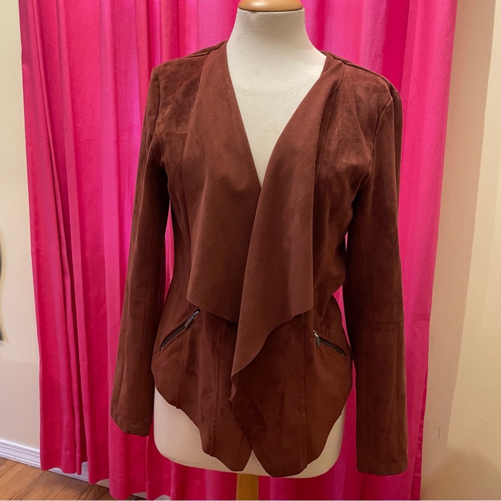 Fashionable ultra suede jacket